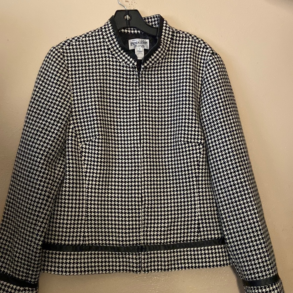 Pendleton Houndstooth Jacket - image 1